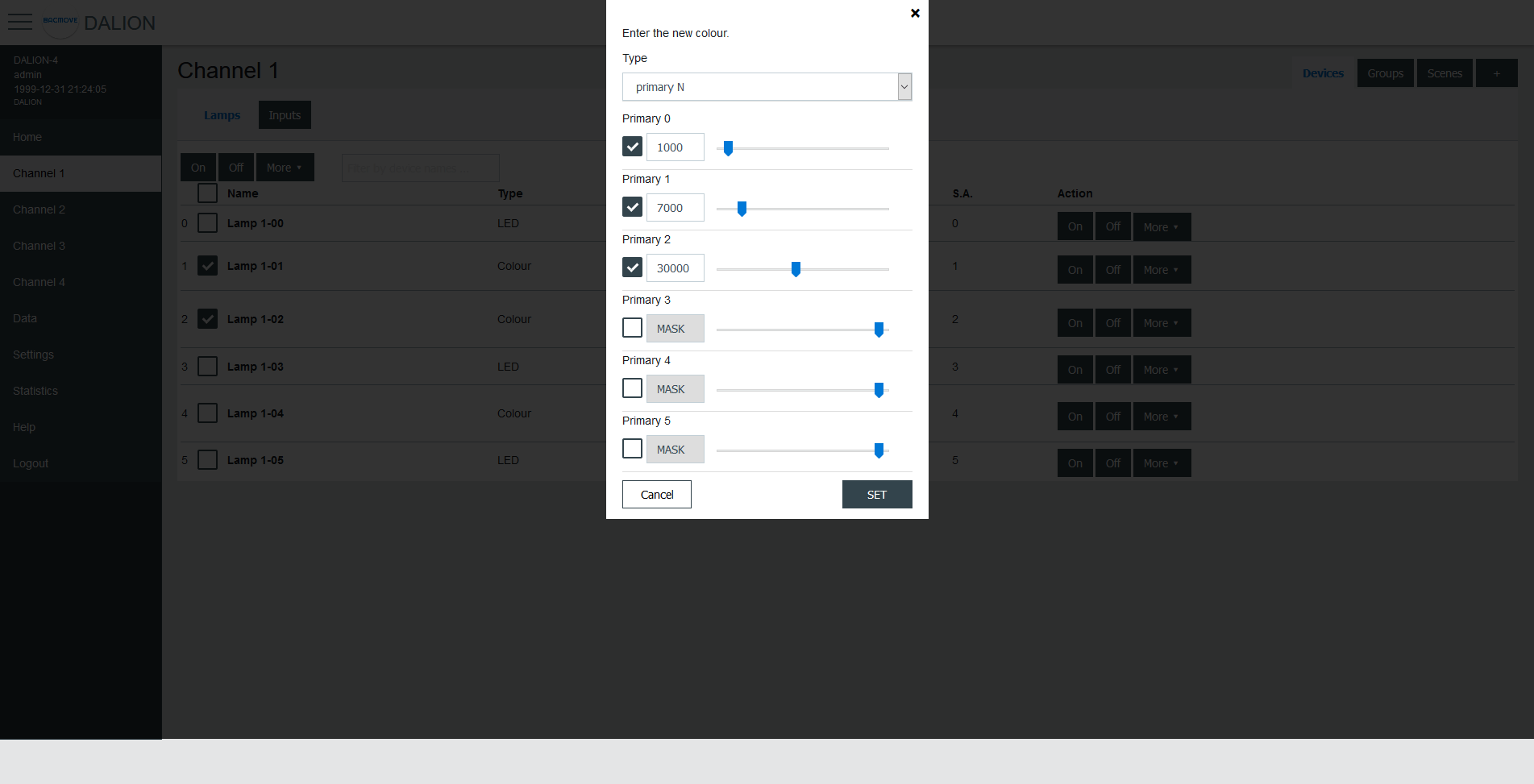 DALI Colour Picker - primary N