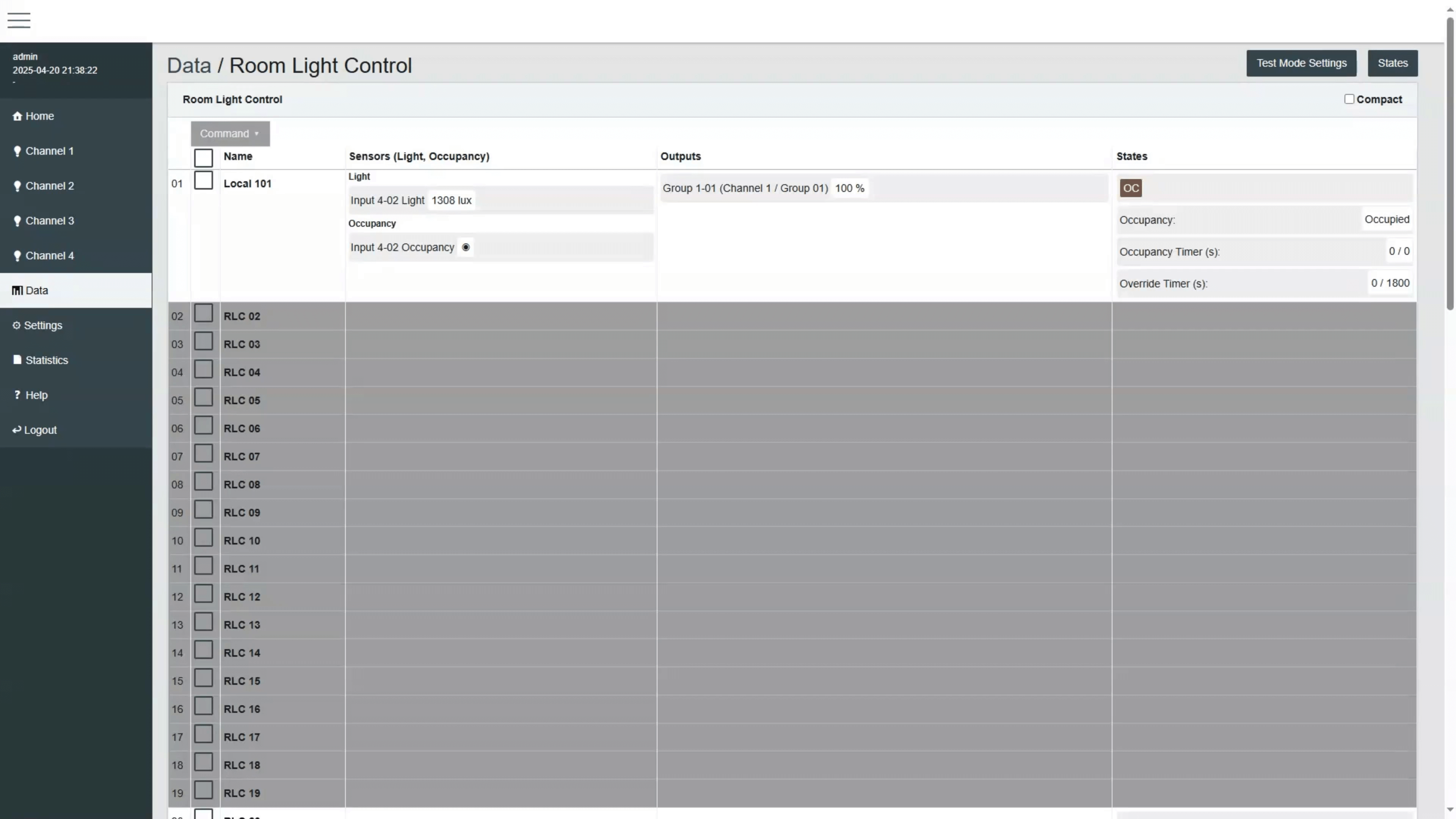 Image of DALION Getting Started - Room Light Control