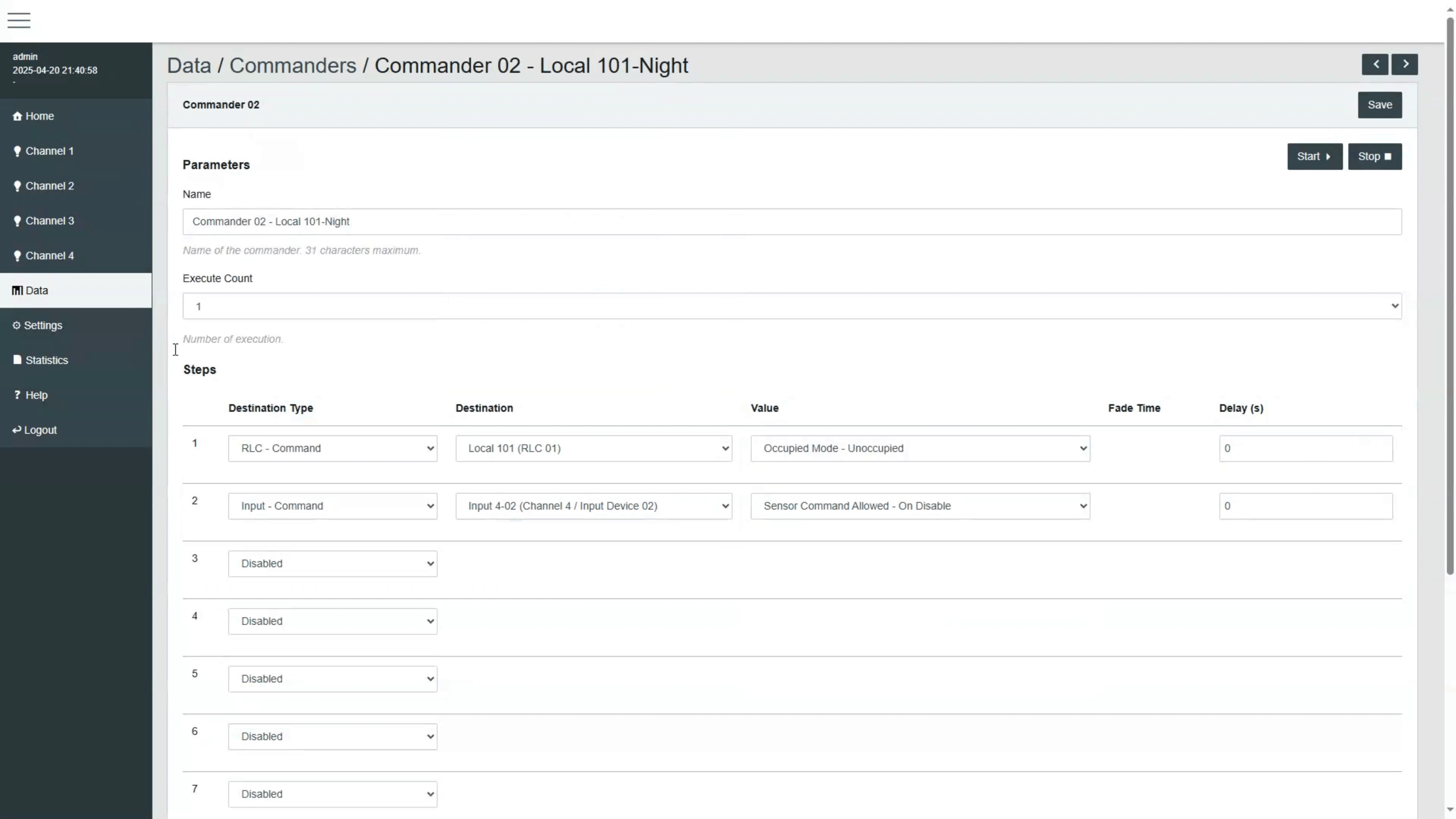 Image of DALION Getting Started - Schedules - Overview