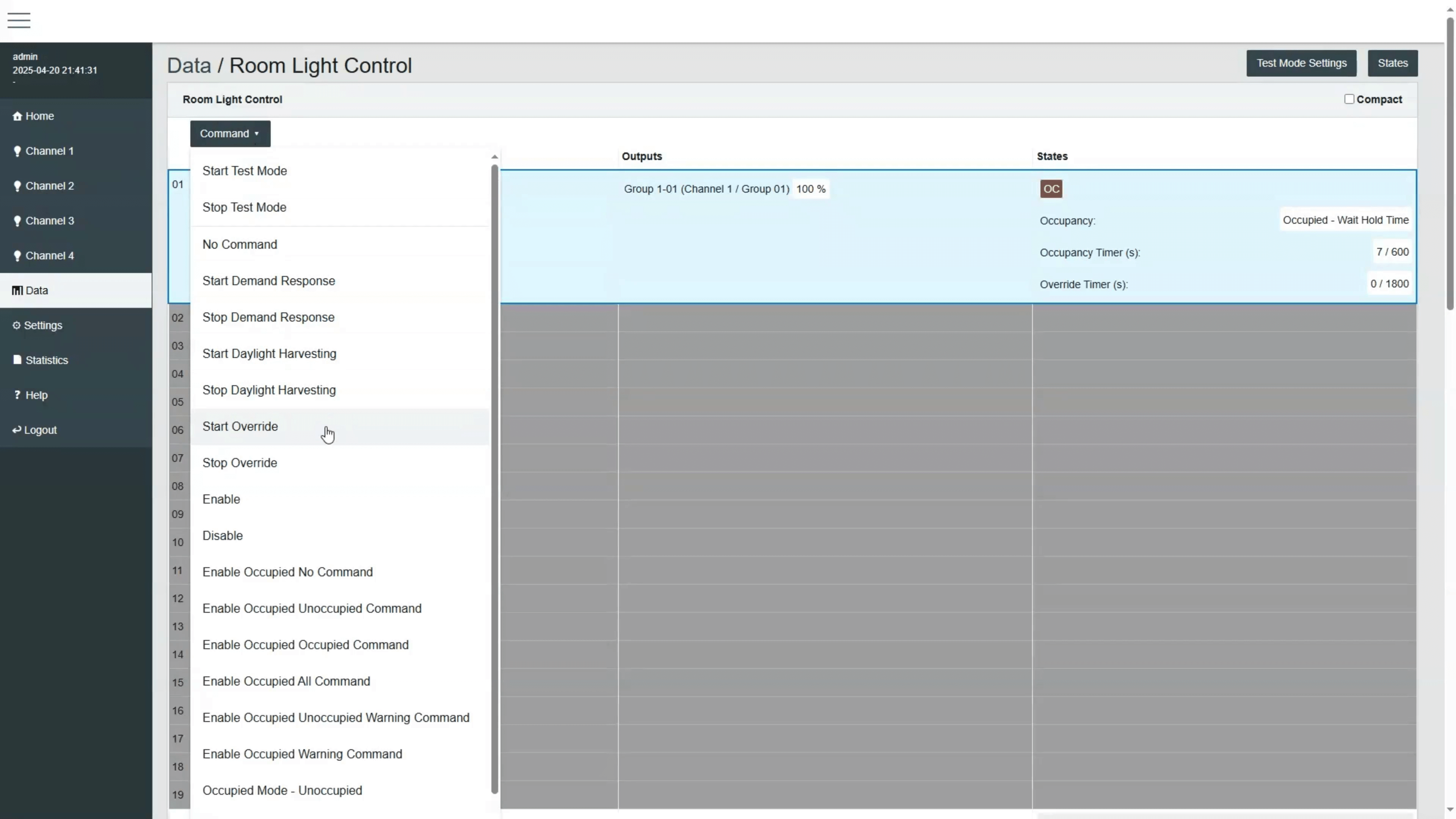 Image of DALION Getting Started - Schedules - Overview