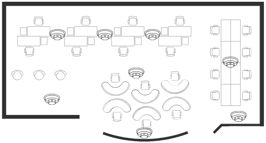 Image of the Room Light Control - Occupancy Sensors Large Room